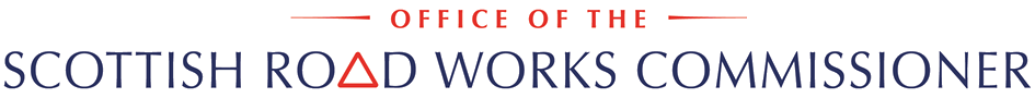 Link to homepage (Office of the Scottish Road Works Commissioner logo)